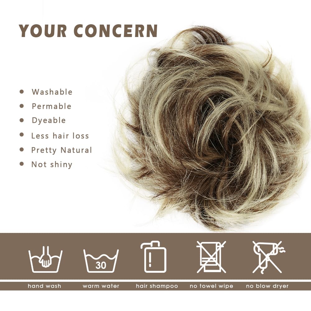BARSDAR lightweight volume 25g bun extension adds fullness