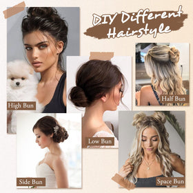BARSDAR silky ribbon accessory for refined, ready-to-wear updo