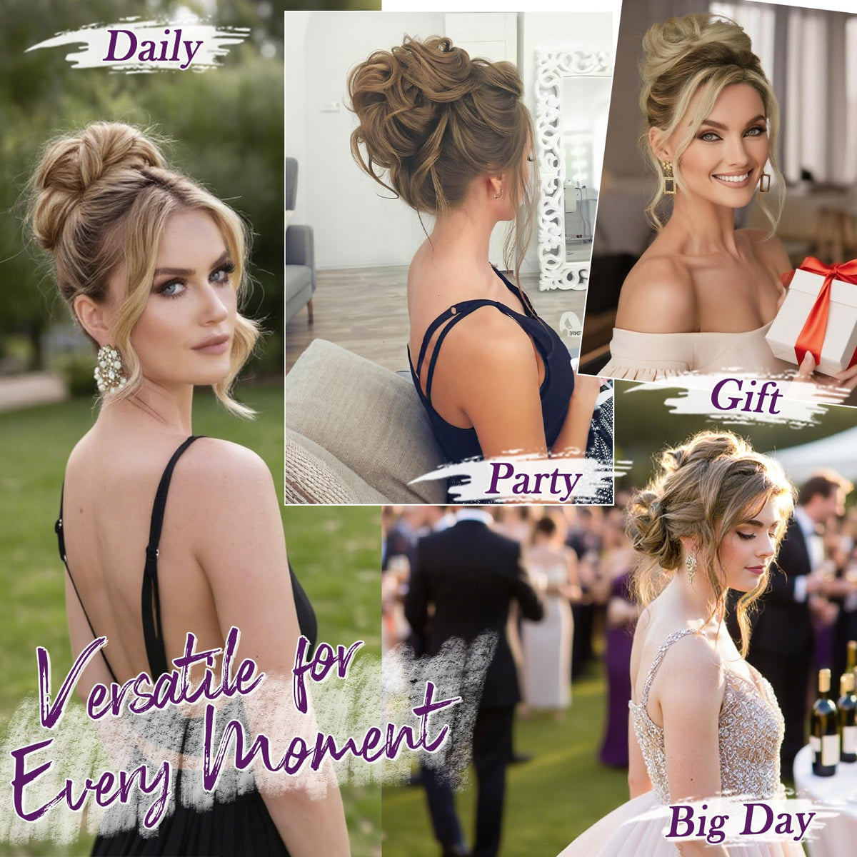 BARSDAR washable and reusable hair extension maintaining softness and shape