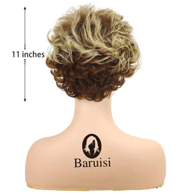 Baruisi 11-inch length wig offers easy daily styling and natural movement