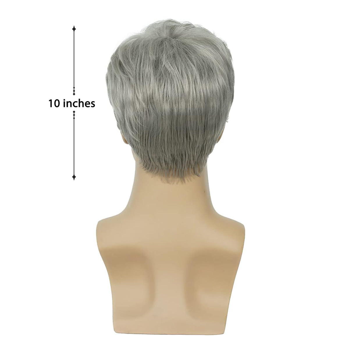 Baruisi wig texture detail showcases soft heat-resistant fibers.
