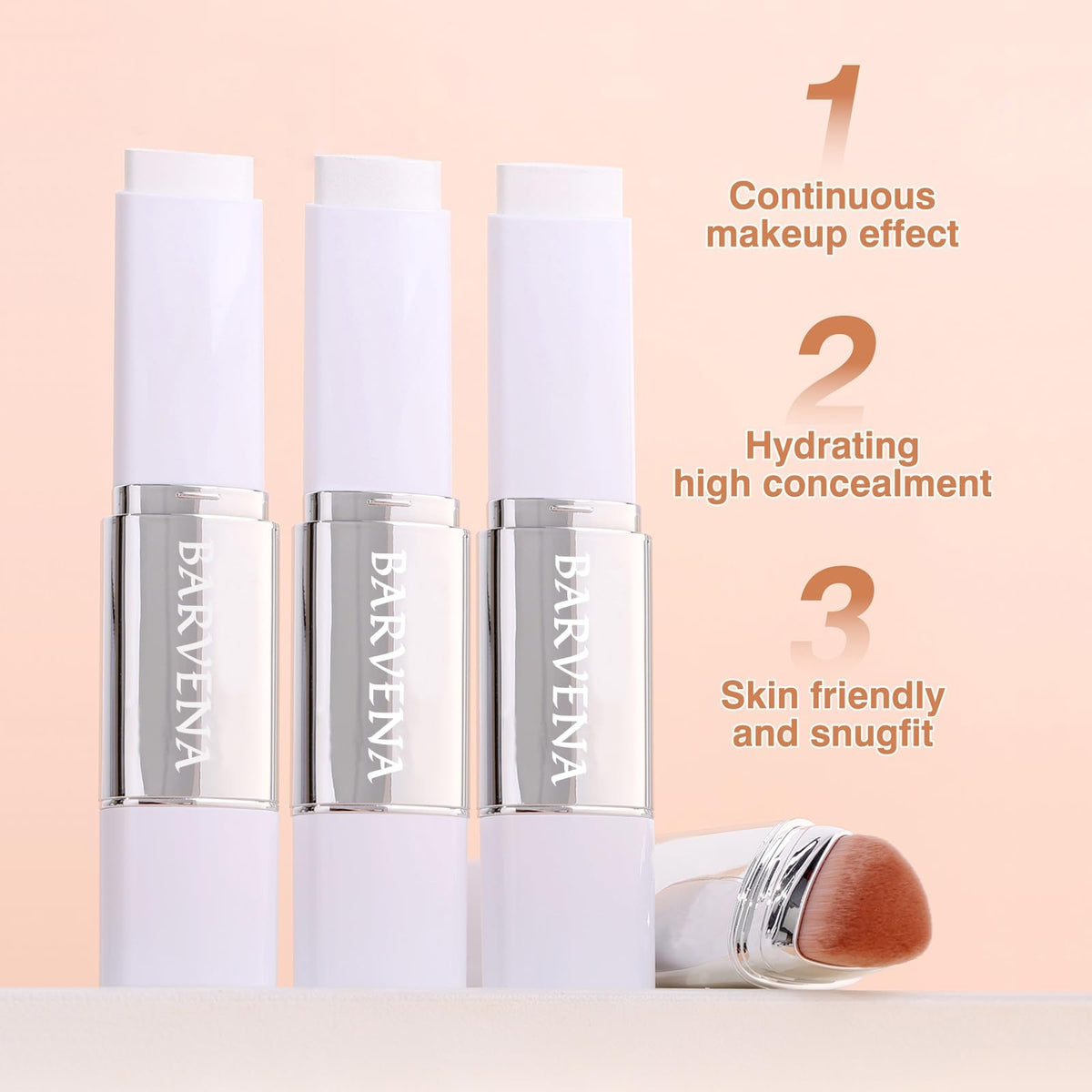 BARVENA skin-loving formula hydrates while delivering medium to full coverage.