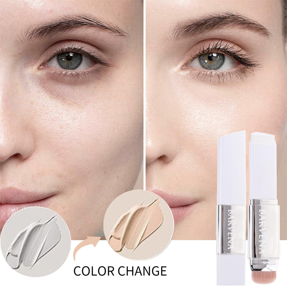 BARVENA lightweight, second-skin finish feels natural on mature and all skin types.