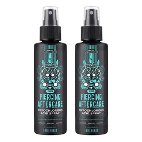 BASE LABORATORIES piercing aftercare spray bottle aids gentle cleansing after piercing