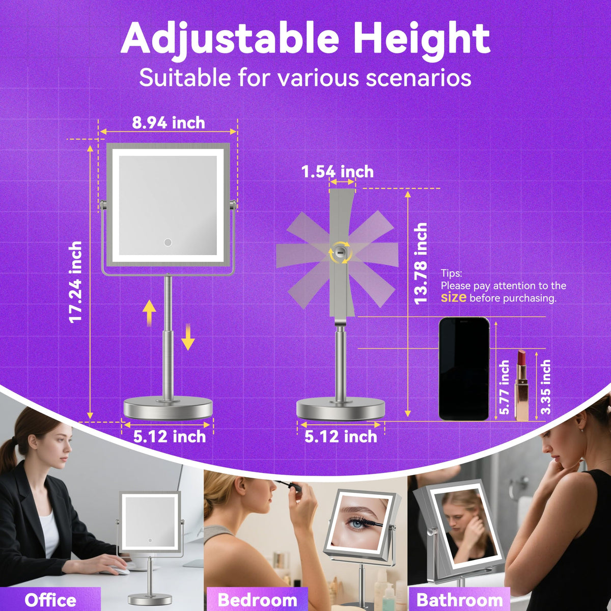 Basitool JIONIESIM 360° rotation enables versatile viewing angles