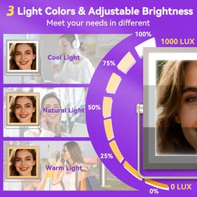 Basitool JIONIESIM adjustable height supports comfortable makeup positioning