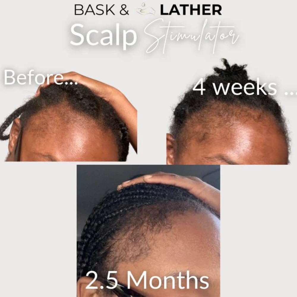 Bask & Lather rosemary-mint essence image capturing refreshing scalp care benefits