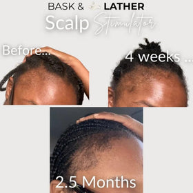 Bask & Lather rosemary-mint essence image capturing refreshing scalp care benefits