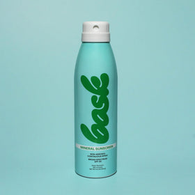Bask fragrance-free sunscreen spray supports sensitive skin comfort.