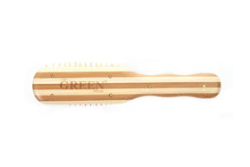 Bass Prostyle Bamboo Brush packaging indicating vegan and sustainable sourcing