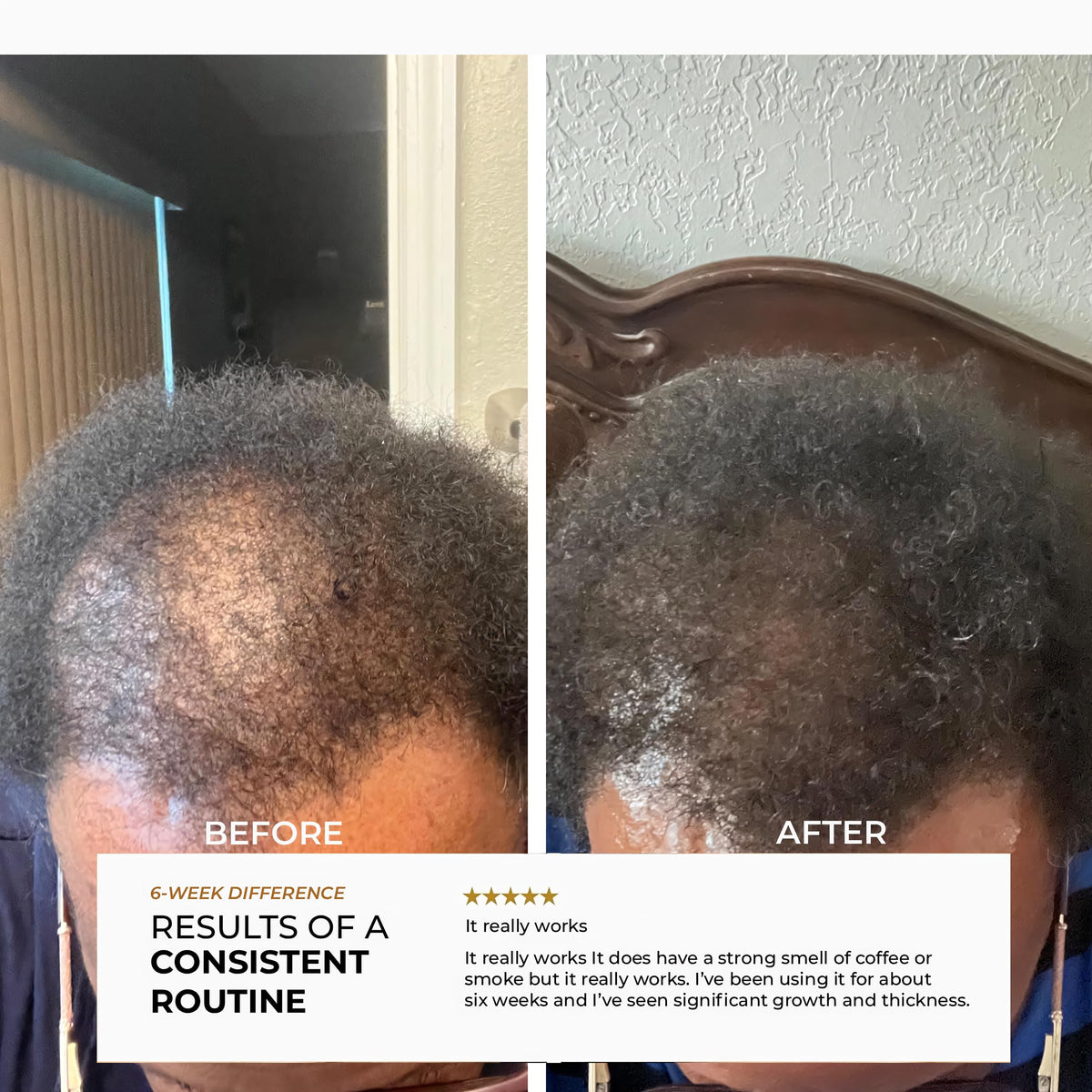 BatanaCo thick hair shine as oil is absorbed for healthier strands