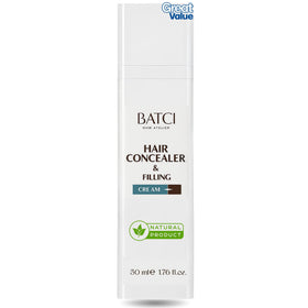 Batcı Hair Atelier concealer on bald-spot camouflage for natural-looking coverage.