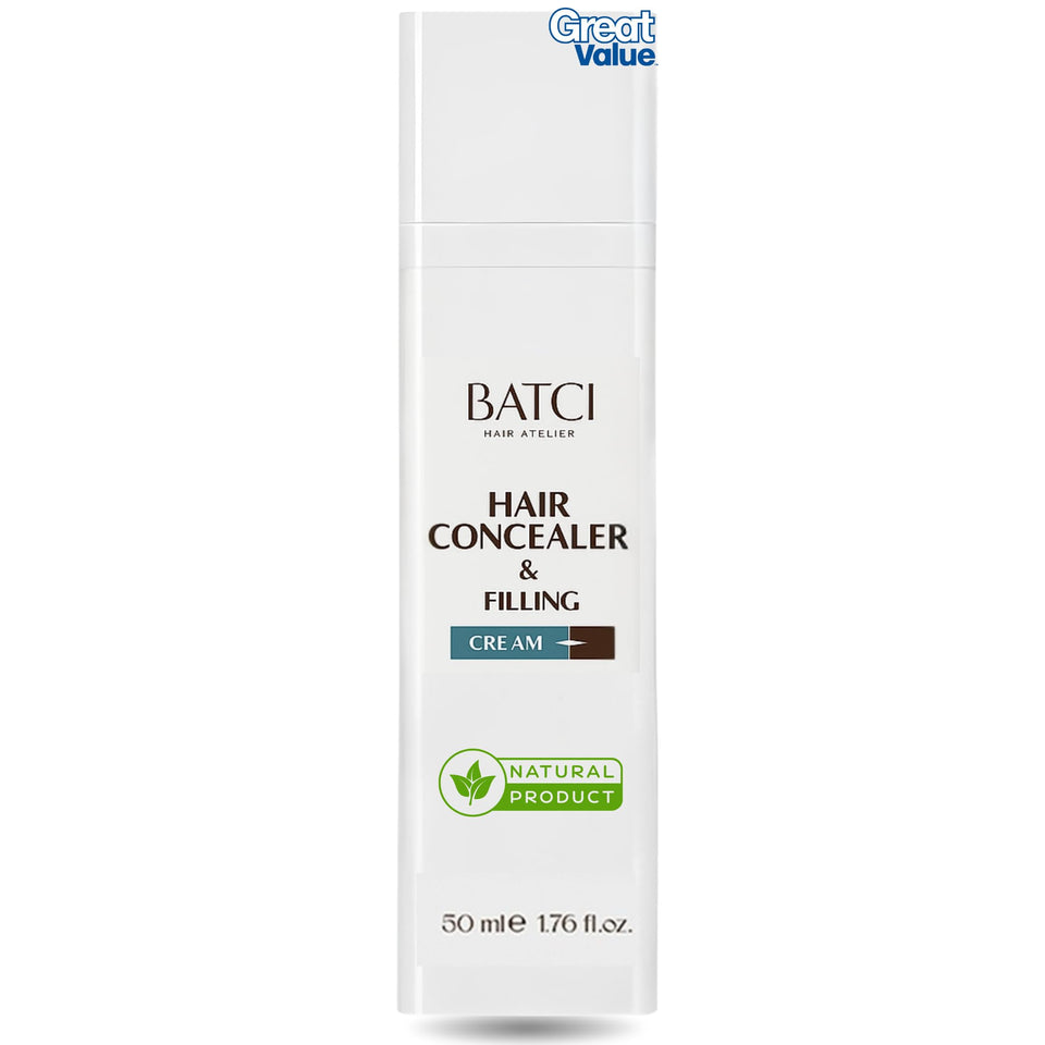 Batcı Hair Atelier concealer on bald-spot camouflage for natural-looking coverage.