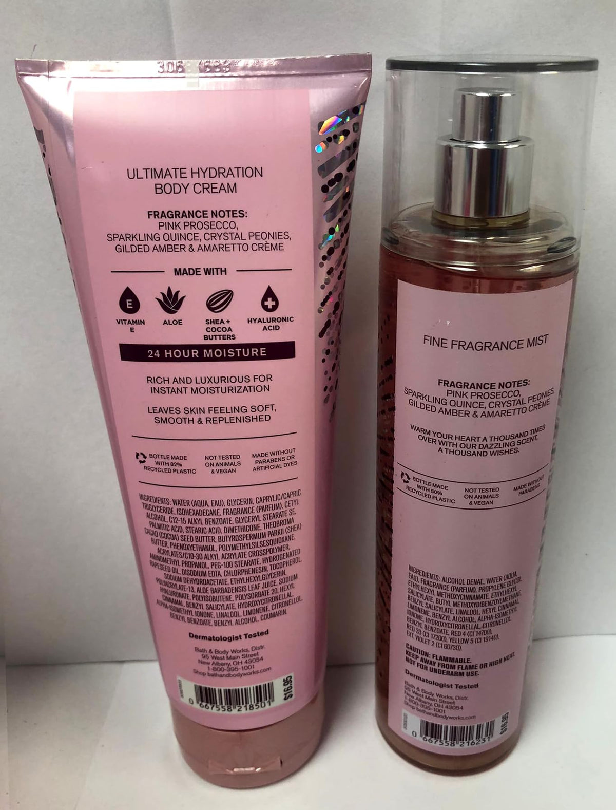 Bath & Body Works A Thousand Wishes body cream jar for deep hydration after shower.