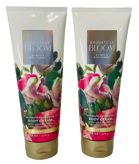 Bath & Body Works Brightest Bloom body cream jar for rich hydration