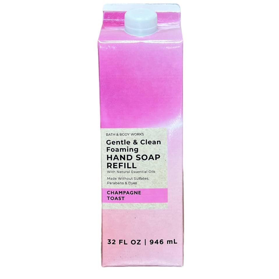 Bath & Body Works Champagne Toast bottle front for everyday hand cleansing.