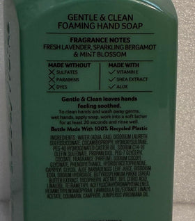 Bath and Body Works Clean House Vibes foaming hand soap pack image showing two bottles for refreshed hands.