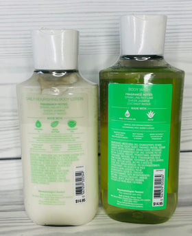 Bath and Body Works Coconut Lime Verbena set packaging image, vibrant display for gifting or self-care.