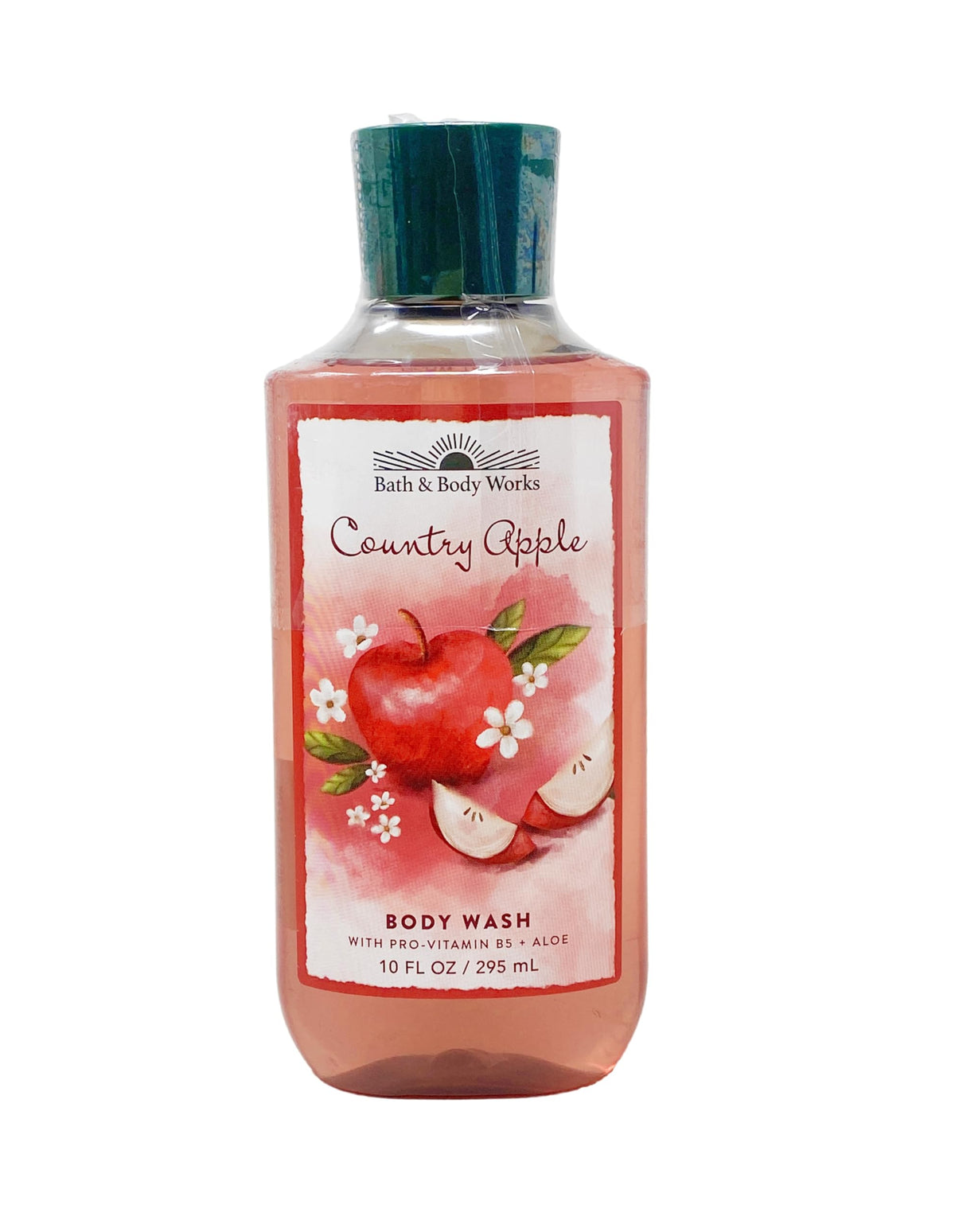 Bath & Body Works closeup of label and cap highlighting ingredient benefits