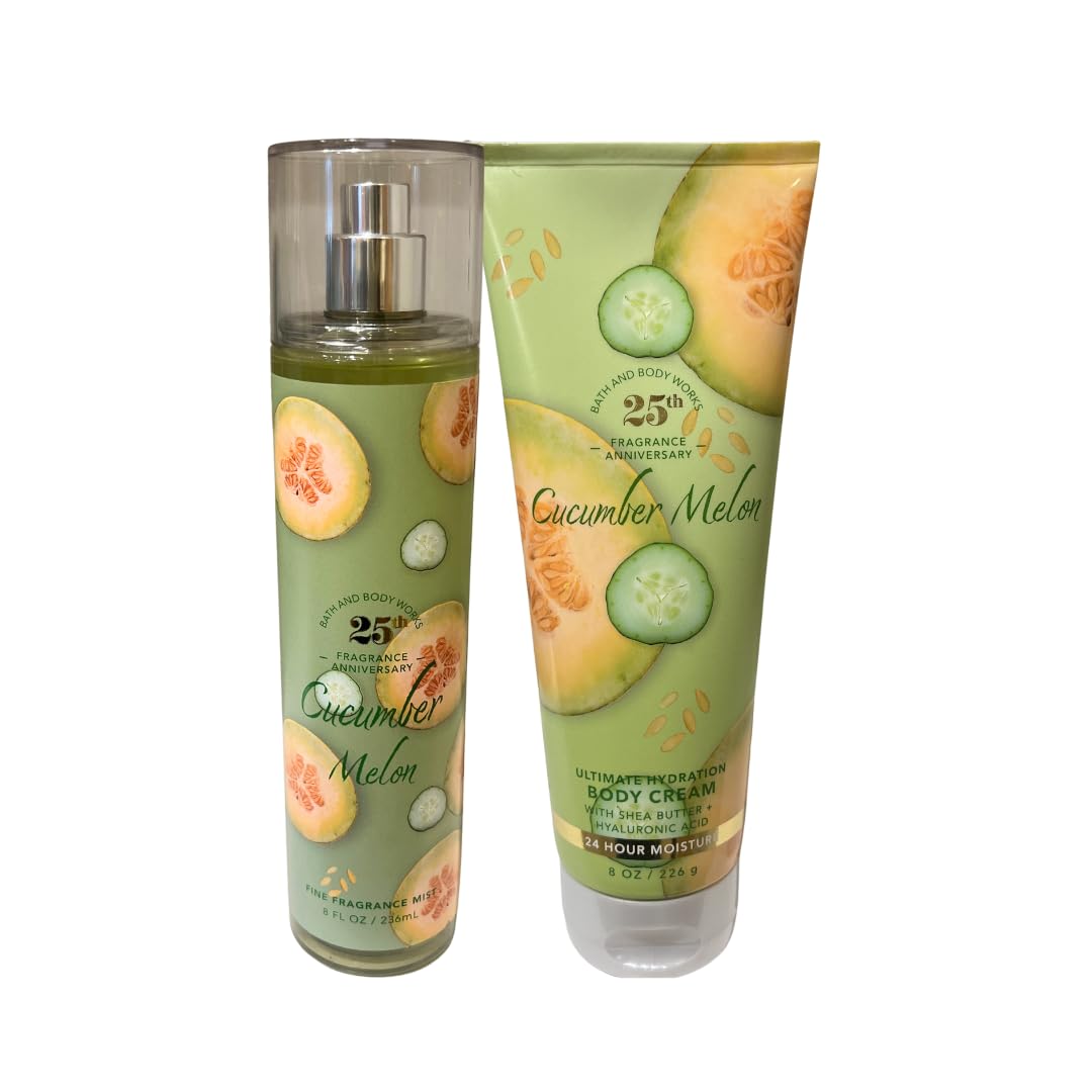 Bath & Body Works Cucumber Melon fine fragrance mist 8oz bottle for everyday freshness