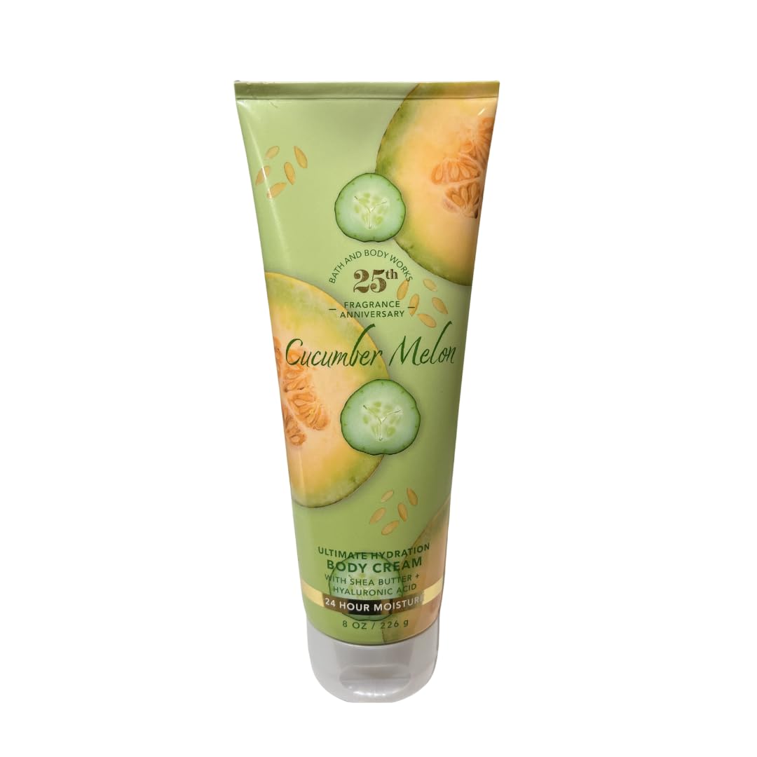 Bath & Body Works Cucumber Melon packaging closeup highlights label and fresh appeal