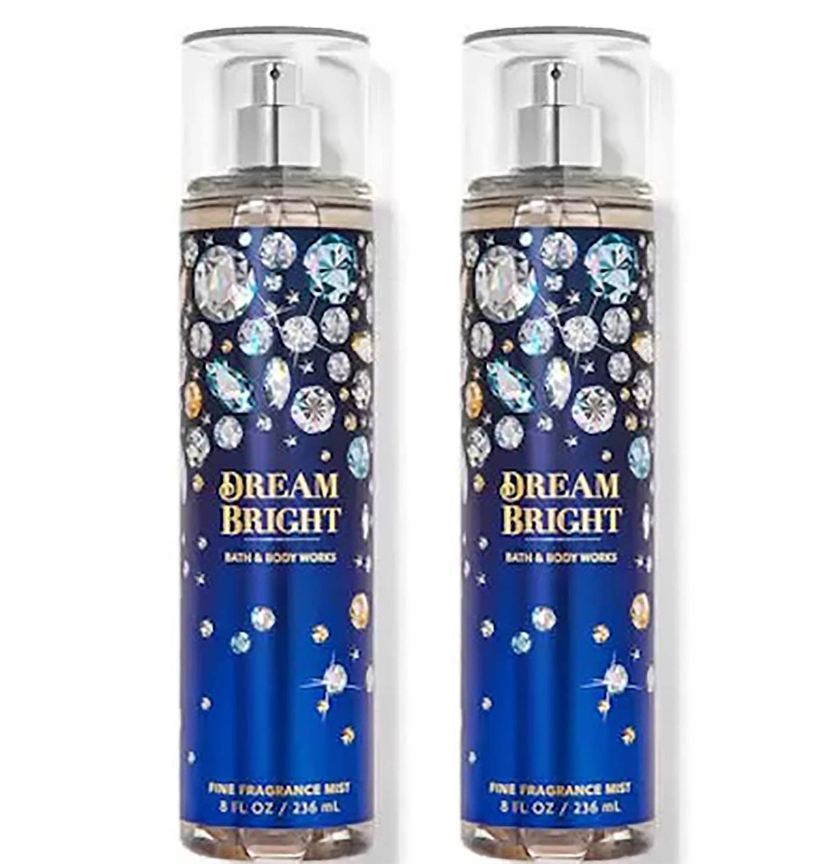 Bath & Body Works Dream Bright gift set with two 8 oz body mists for versatile fragrance layering.