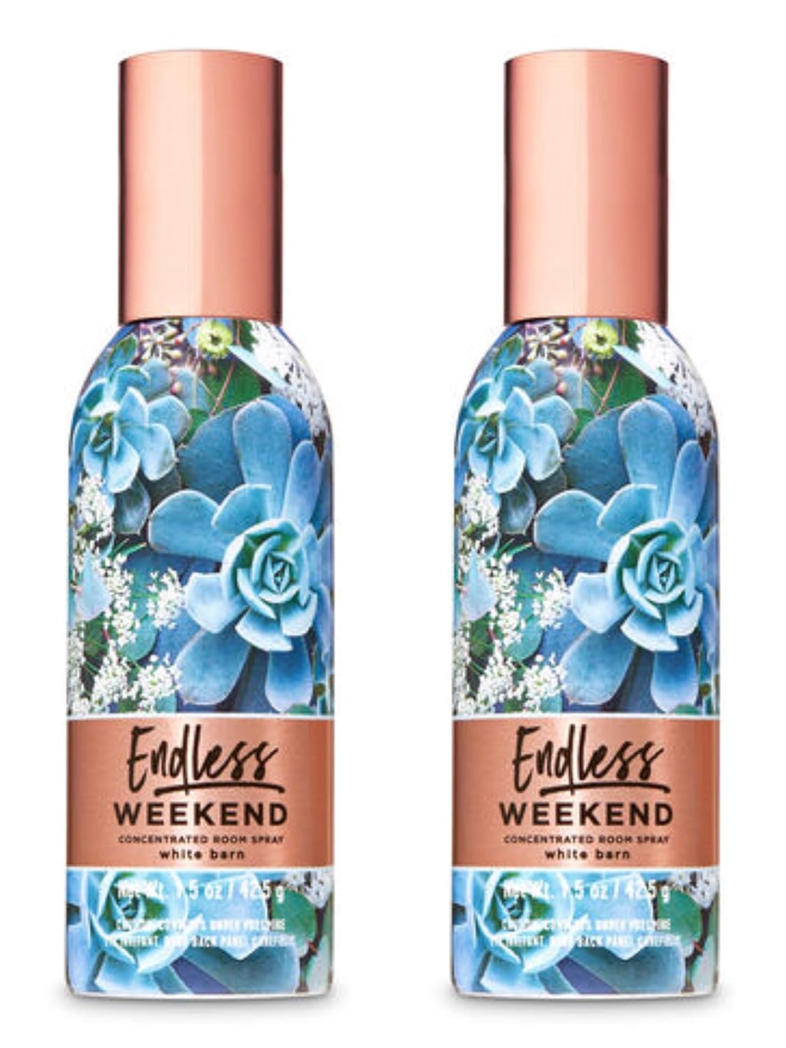 Bath & Body Works Endless Weekend room spray bottle for quick fresh scent in any space.