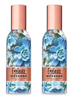 Bath & Body Works Endless Weekend room spray bottle for quick fresh scent in any space.