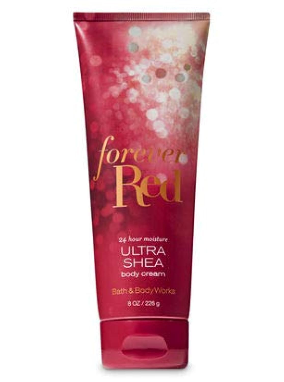 Forever Red Luxury Body Cream texture close-up, highlighting rich formula for smooth, fragrant skin.