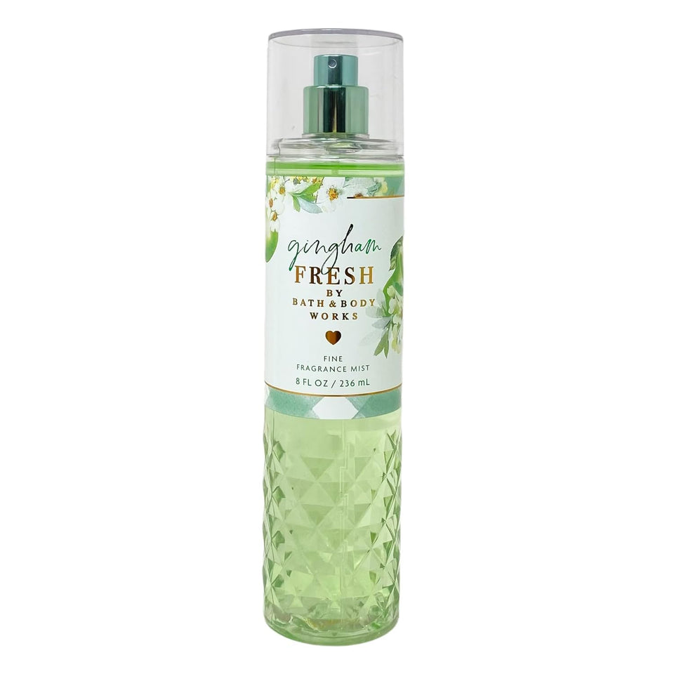 Bath & Body Works Gingham Fresh spray bottle and pump for a light, refreshing, layerable fragrance.