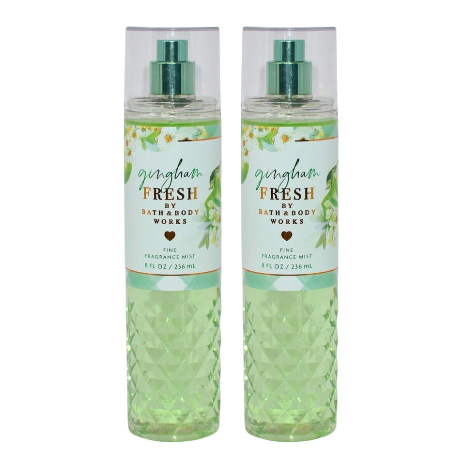 Bath and Body Works Gingham Fresh fragrance mist bottle for daily freshness.