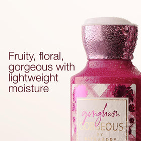 Bath & Body Works Gingham Gorgeous lotion pump enables easy, fast-absorb application