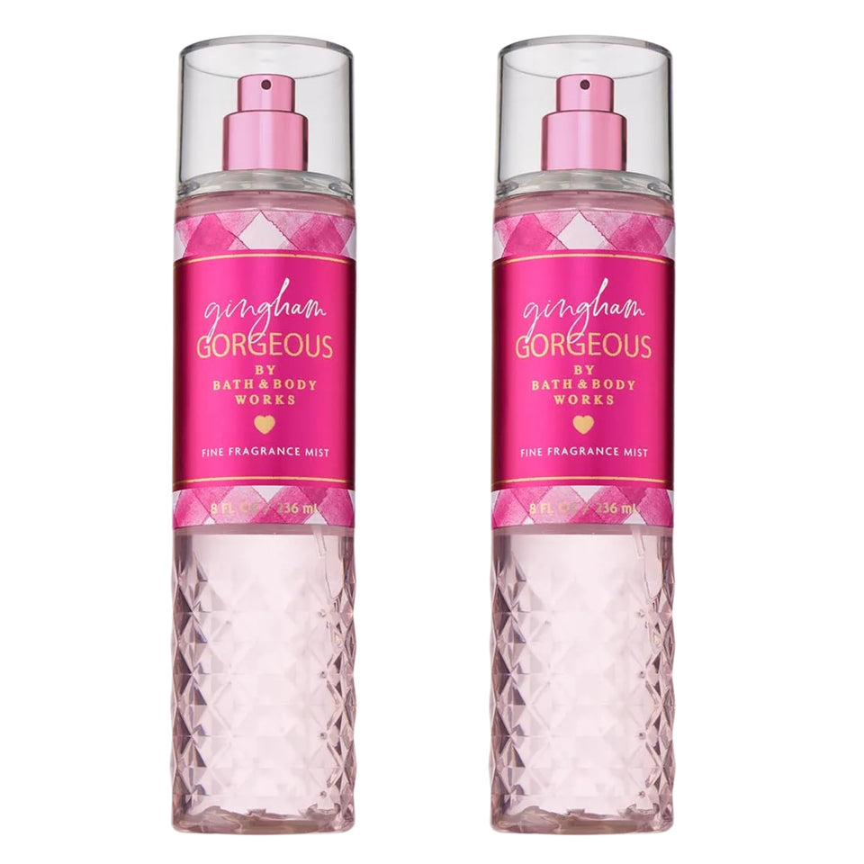 Bath & Body Works Gingham Gorgeous Mist bottle shown for daily wear and fresh scent.