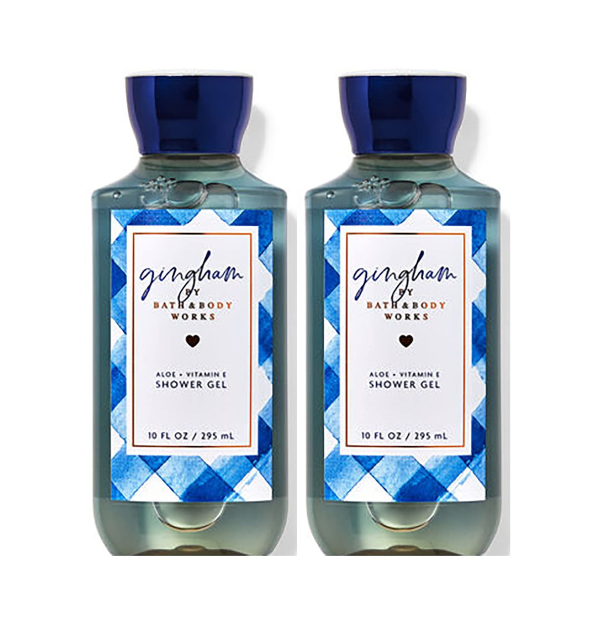 Bath & Body Works Gingham shower gel two-pack bottle for daily refreshing cleanse