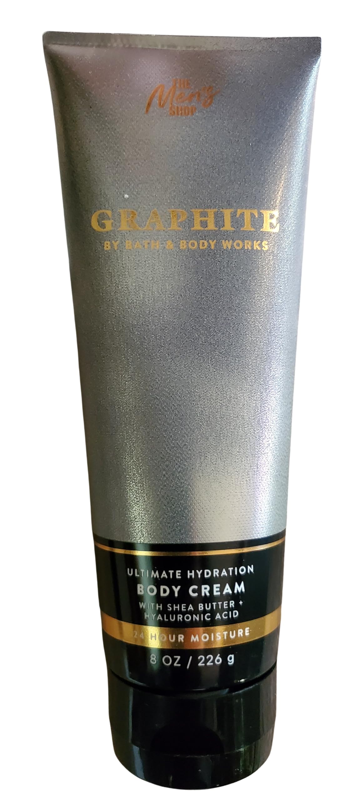 Graphite hand application on skin illustrating smooth, quick-absorb hydration.