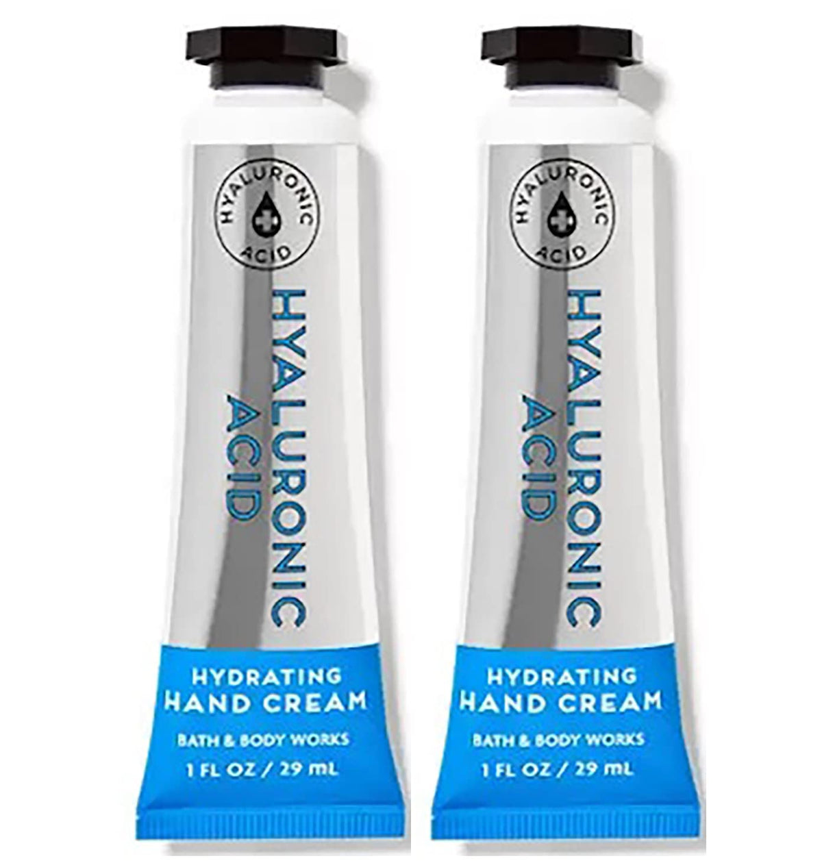 Bath & Body Works Hyaluronic Acid Body Cream 2-pack for moisturized, smooth skin.