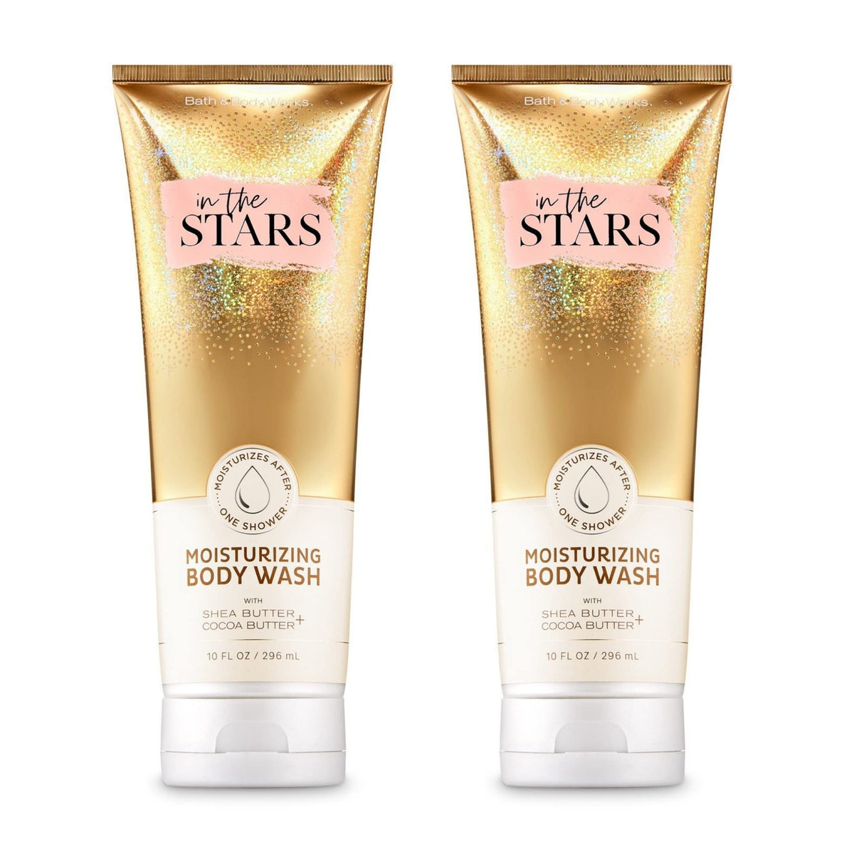 Bath & Body Works In The Stars body wash bottles for daily cleansing and soft skin.