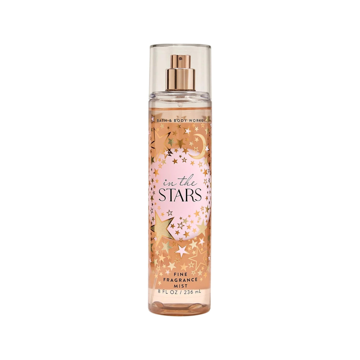 Bath & Body Works In The Stars fragrance mist bottle pour for a refreshing all-over scent
