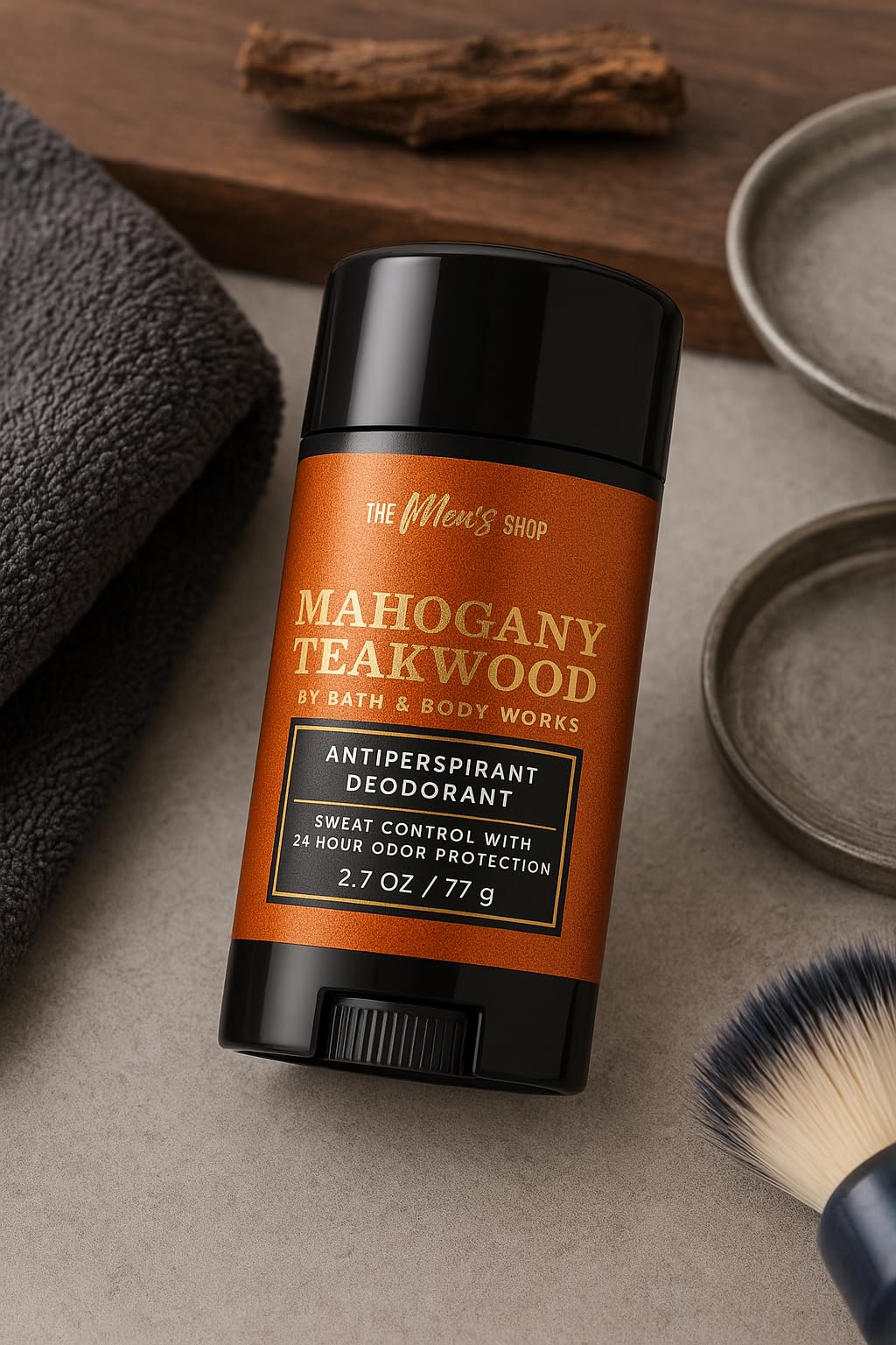 Bath and Body Works Mahogany Teakwood lavender hints yield balanced, crisp scent.