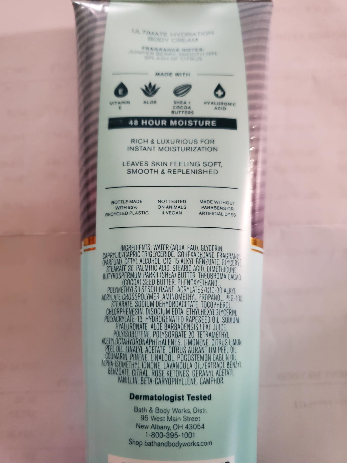 Two-pack of Bath & Body Works Distiller's Gin Cream for value and convenience.