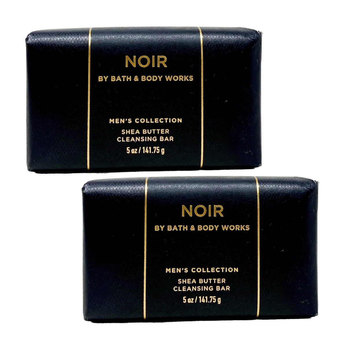 Bath & Body Works Noir cleansing bar pack, front view, ideal daily grooming cleanse