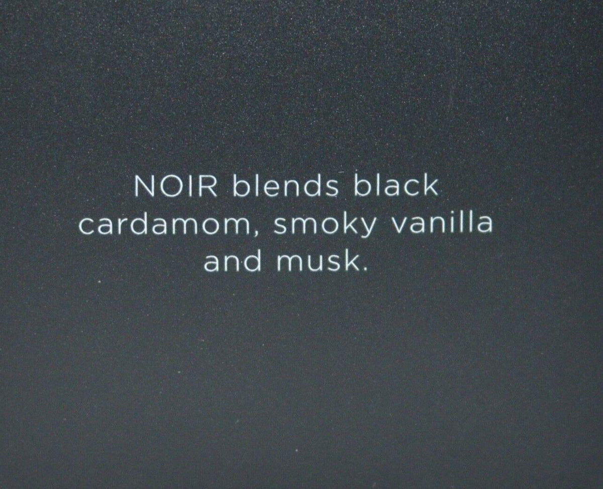 Lifestyle shot of Noir cologne in use for evenings and special occasions.