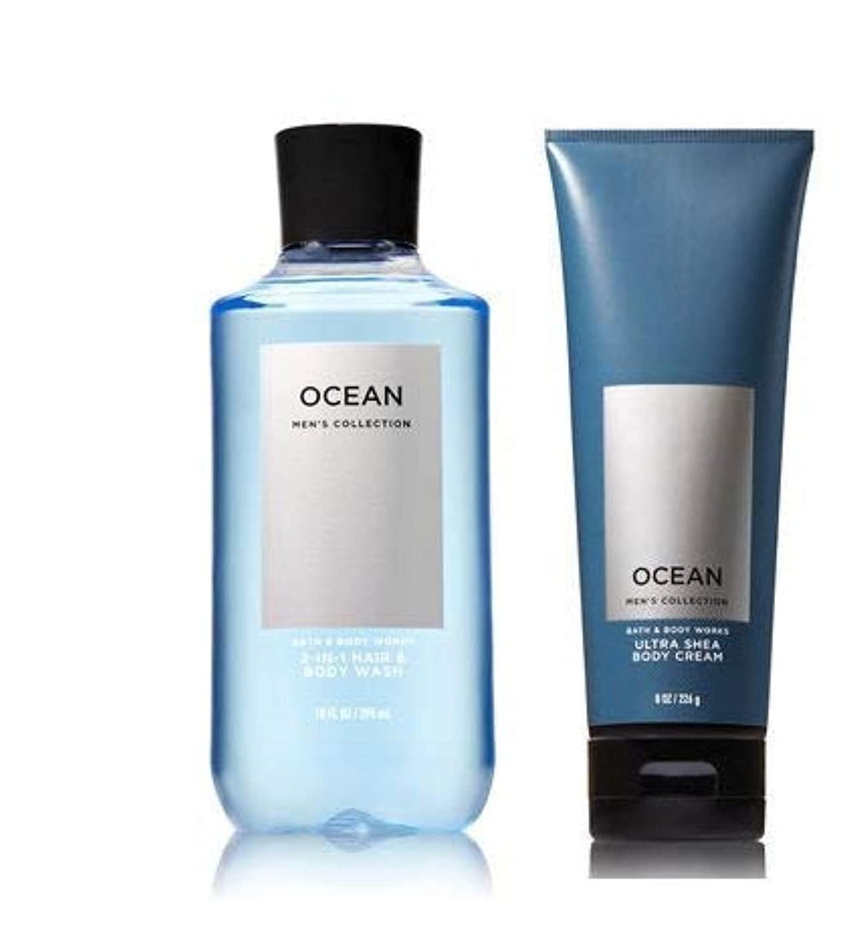 Bath & Body Works Ocean 3-in-1 Hair & Body Wash 10oz cleanses hair, skin, and body.