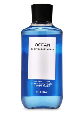 Bath and Body Works Ocean for Men shower gel with refreshing lather.