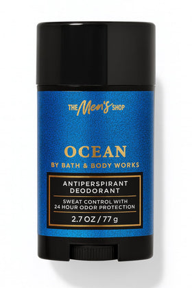Bath and Body Works Ocean men's antiperspirant stick — smooth application for daily freshness.