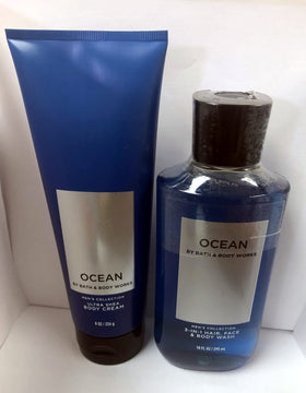 Bath & Body Works Ocean packaging uses 82% recycled plastic.