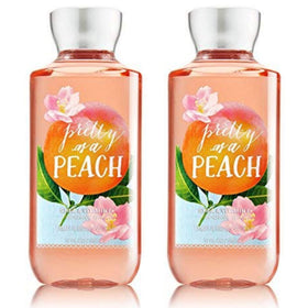 Bath & Body Works Pretty as a Peach shower gel bottle with refreshing peach scent for daily cleansing.
