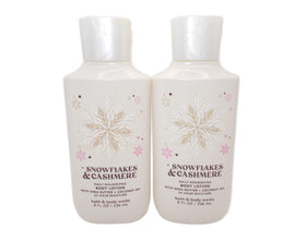 Bath & Body Works Snowflakes & Cashmere 2-pack gift set packaging for soft skin