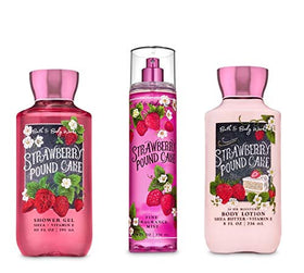 Bath & Body Works Strawberry Pound Cake Shower Gel with creamy lather and sweet aroma