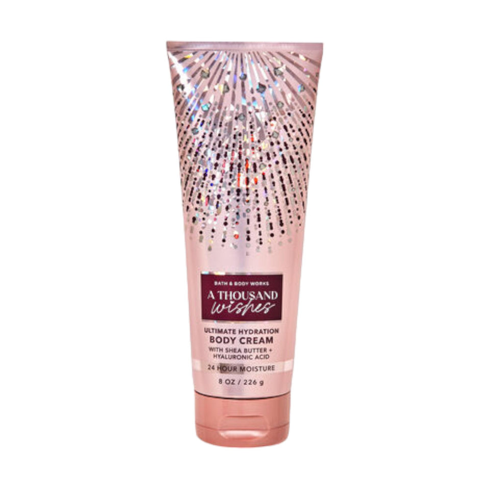 Bath &amp; Body Works Ultimate Hydration Body Cream 8-oz bottle for lasting moisture and soft skin.
